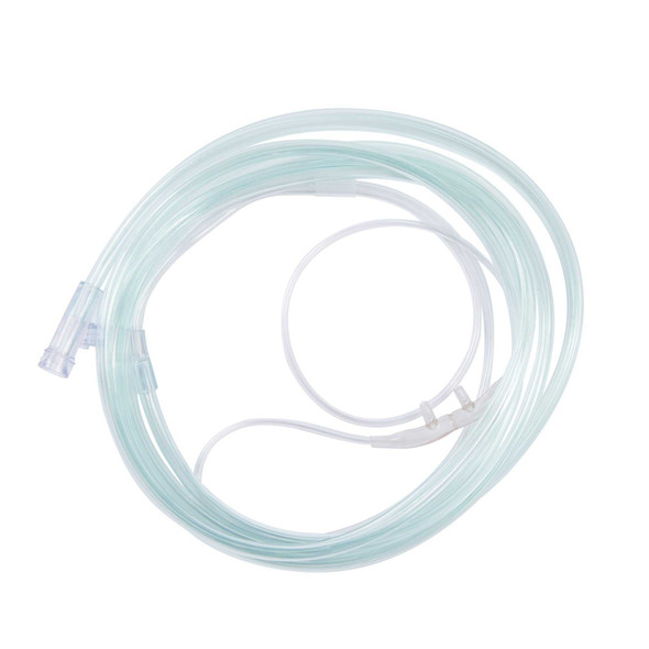 ETCO2 Nasal Sampling Cannula with O2 Delivery With Oxygen Delivery Salter-Style® Adult Curved Prong / NonFlared Tip 4707-7-7-25 Case of 25 4707-7-7-25 Salter-Style® 368092_CS
