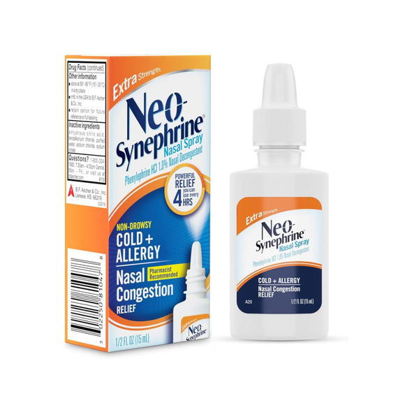 Sinus Relief Neo-Synephrine® 1% Strength Nasal Spray 15 mL 00225081047 Pack of 1