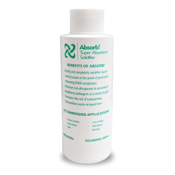 Spill Control Solidifier Absorb! 1,200 cc Bottle 23.5 oz. A1200 Pack of 1 A1200 Absorb! 406888_EA