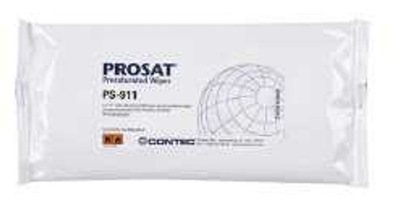 PROSAT® Surface Disinfectant Cleaner Premoistened Cleanroom Manual Pull Wipe 30 Count Pouch Alcohol Scent NonSterile PS-911 Pack of 1 PS-911 PROSAT® 891081_EA