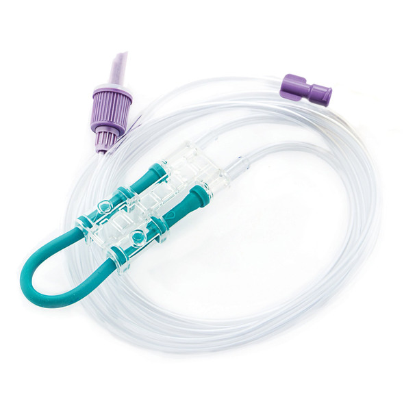 Enteral Feeding Pump Safety Screw Set with ENFit Connector Infinity Silicone NonSterile ENFit Connector