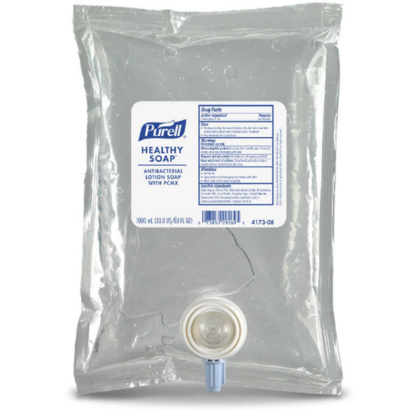 Antibacterial Soap Theraworx® Protect Advanced Hygiene for Hand & T-Zone Defense Lotion 1,000 mL Dispenser Refill Bag Scented 4173-08 Case of 8 Aug-73 Theraworx® Protect Advanced Hygiene for Hand & T-Zone Defense 1190020_CS