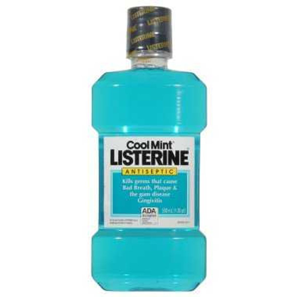 Mouthwash Listerine® 500 mL Cool Mint Flavor 42002040272 Pack of 1 42002040272 Listerine® 997132_EA