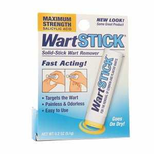 Wart Remover Wart Stick® 40% Strength Solid 0.2 oz. 08346724624 Pack of 1 8346724624 Wart Stick® 864343_EA