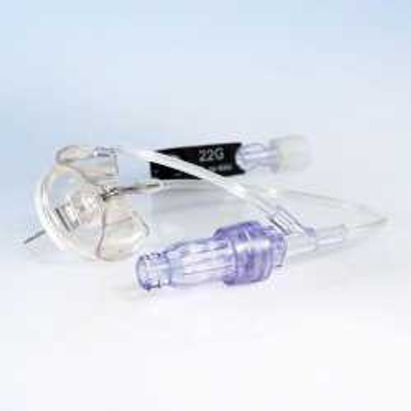 Huber Needle Infusion Set Surecan™ Safety II 20 Gauge 4/5 Inch 8 Inch Tubing Caresite Needleless Port, Y-site Injection Port 4447051-02 Box of 20 4447051-02 Surecan™ Safety II 1091158_BX