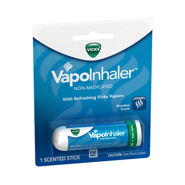 Cold and Cough Relief Vicks® VapoInhaler™ Inhalant Stick 0.2 mL 03700097332 Pack of 1 3700097332 Vicks® VapoInhaler™ 1173708_EA