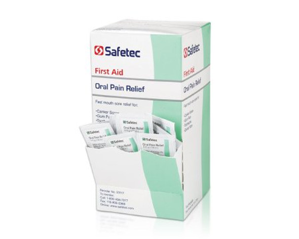 Oral Pain Relief Safetec® Oral Gel 0.75 Gram 53117 Box/144