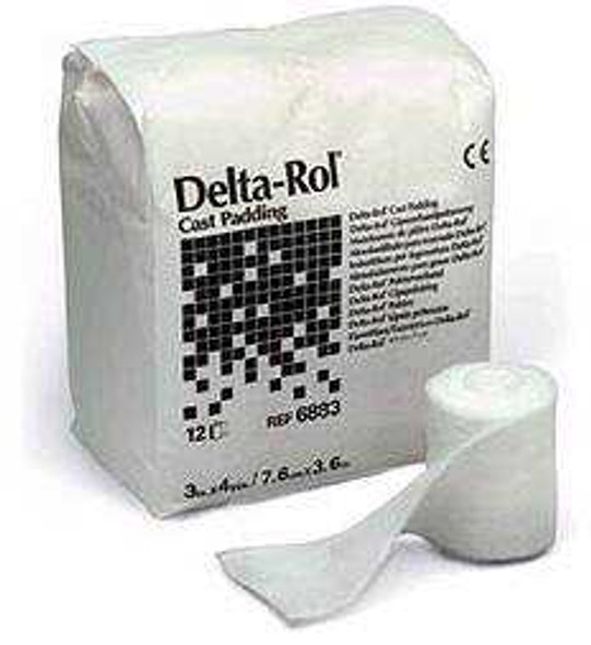 Cast Padding Undercast Delta-Rol® 3 Inch x 4 Yard Synthetic NonSterile 6883 Pack of 1 6883 Delta-Rol® 112879_EA