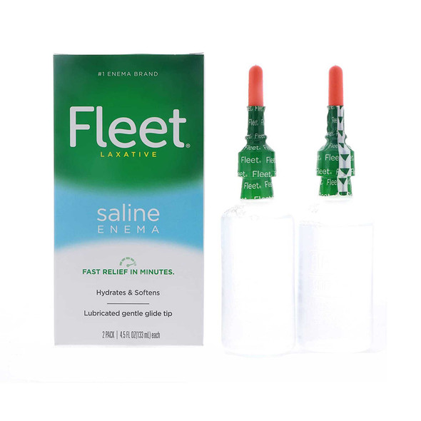 Enema Fleet® 4.5 oz. 19 Gram - 7 Gram Strength Monobasic Sodium Phosphate / Dibasic Sodium Phosphate 00132020142 Box of 2 132020142 Fleet® 830838_BX