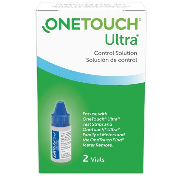Blood Glucose Control Solution One Touch® Ultra 2 x 4 mL 53885045802 Box of 2 53885045802 One Touch® Ultra 852705_BX