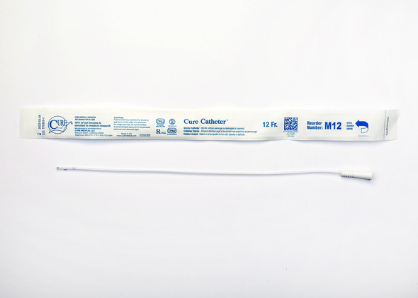 Cure Catheter Male Intermittent Catheter 12 Fr. Straight