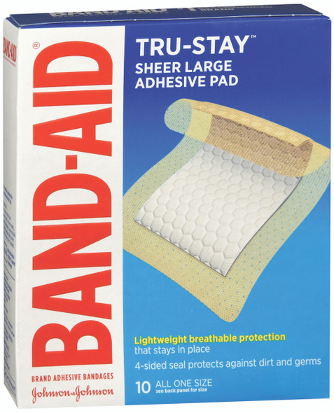 Adhesive Strip Tru-Stay™ 2-7/8 X 4 Inch Plastic Rectangle Tan Sterile 111833800 Box/10