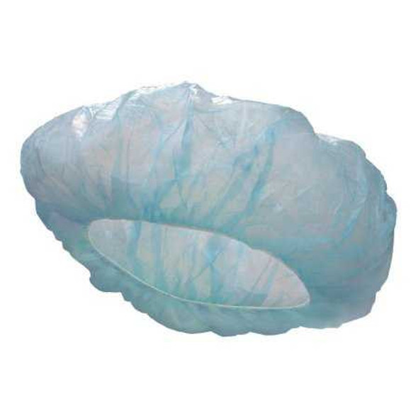 Bouffant Cap McKesson Blue Elastic Closure 40171100 Box of 100 40171100 McKesson 237326_BX