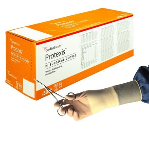 Surgical Glove Protexis™ PI Size 7.5 Sterile Polyisoprene Standard Cuff Length Smooth Ivory Chemo Tested 2D72PT75X Pair/1