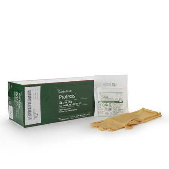 Surgical Glove Protexis™ (formerly Duraprene™ Plus ) Size 7.5 Sterile Polychloroprene Standard Cuff Length Smooth Ivory Chemo Tested 2D73DP75 Case of 200 2D73DP75 Protexis™ (formerly Duraprene™ Plus ) 776961_CS