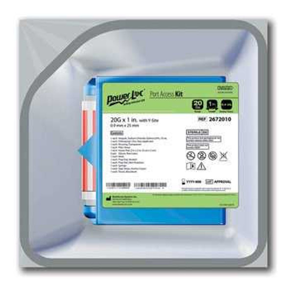 Huber Infusion Kits PowerLoc® Max 22 Gauge 3/4 Inch 8 Inch Tubing Without Port 2142275 Case of 5 2142275 PowerLoc® Max 713120_CS