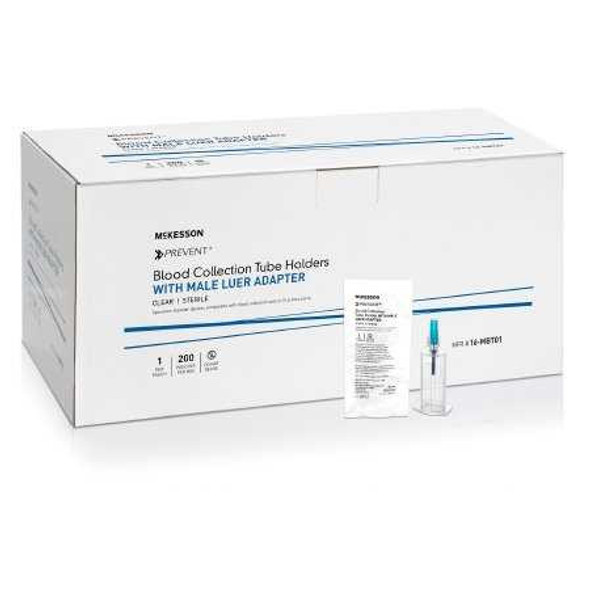 Blood Transfer Device with Luer Lock Adapter McKesson For the Needleless Transfer of Blood 16-MBT01 Case of 800 16-MBT01 McKesson 1136597_CS