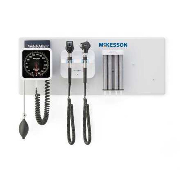 Integrated Wall System McKesson Ophthalmoscope / Otoscope / BP Aneroid / Specula Dispenser / Transformer 156-3L Pack of 1 156-3L McKesson 1188594_EA