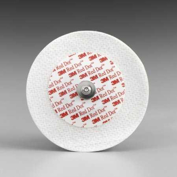 ECG Monitoring Electrode Cloth Backing Non-Radiolucent Snap Connector 50 per Pack 2238 Bag of 50 2238 3M Healthcare US Opco LLC 192218_BG