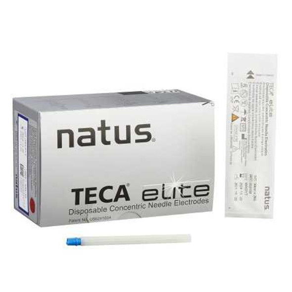 EMG Needle Electrode Teca® Elite 26 Gauge x 50 mm Stainless Steel Sterile Concentric Needle Tip Disposable S53158 Box of 25 S53158 Teca® Elite 464802_BX