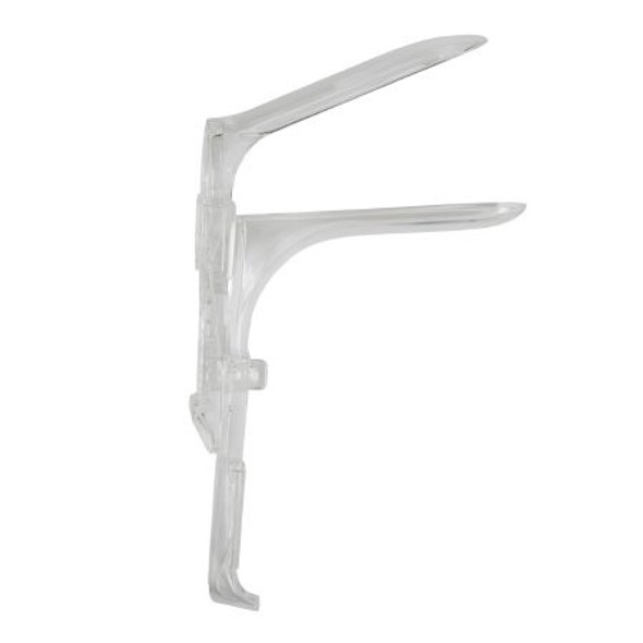 Vaginal Speculum McKesson Graves NonSterile Office Grade Plastic Medium Double Blade Duckbill Disposable Without Light Source Capability 210 Case of 100 210 McKesson 911775_CS