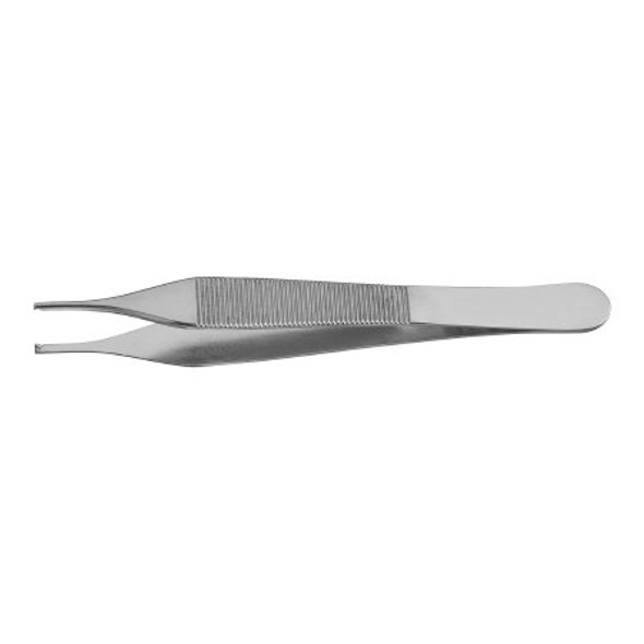 Tissue Forceps McKesson Argent™ Adson 4-3/4 Inch Length Surgical Grade Stainless Steel NonSterile NonLocking Thumb Handle Straight 1 X 2 Teeth 43-1-775 Each/1