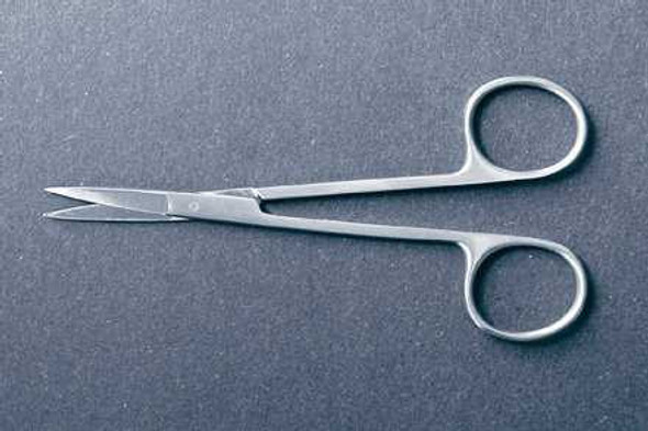 Iris Scissors McKesson 3-1/2 Inch Office Grade Stainless Steel Finger Ring Handle Straight 43-2-103 Pack of 1 43-2-103 McKesson 487461_EA