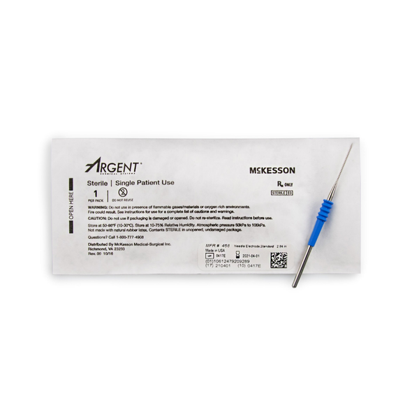 Needle Electrode McKesson Argent™ Stainless Steel Needle Tip Disposable Sterile 468 Box of 