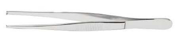 Tissue Forceps McKesson Weil-Blakesley 4-1/2 Inch Length Office Grade Stainless Steel NonSterile NonLocking Thumb Handle Straight 1 x 2 Teeth 43-2-753 Pack of 1 43-2-753 McKesson 487585_EA