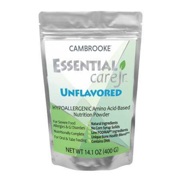 Pediatric Oral Supplement Essential Care Jr™ Unflavored 14.1 oz. Pouch Powder Amino Acid Food Allergies 48021 Case of 6 48021 Essential Care Jr™ 1190431_CS