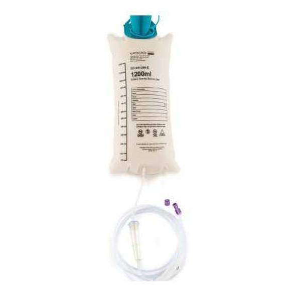 Gravity Bag Feeding Set with ENFit™ Connector Moog® 1200 mL GR1200-E Case of 30 GR1200-E Moog® 1211718_CS