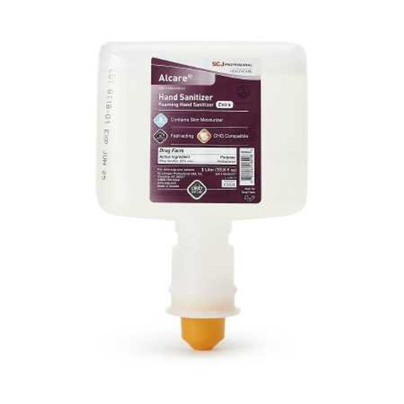 Hand Sanitizer Alcare® Extra 1,000 mL Ethyl Alcohol Foaming Dispenser Refill Bottle 101531 Case of 3 101531 Alcare® Extra 1128855_CS