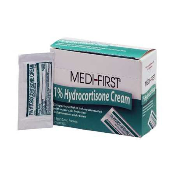 Itch Relief Medique Products 1% Strength Cream 1/32 oz. Individual Packet 21173 Box of 25 21173 MEDIQUE PRODUCTS 337027_BX