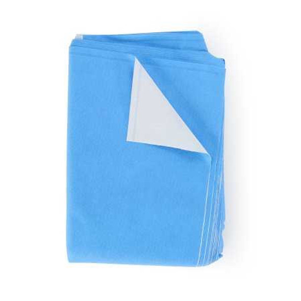 QUICK CHECK* H600 Sterilization Wrap White / Blue 48 x 48 Inch Dual Layer SMS Polypropylene Steam / EO Gas / Hydrogen Peroxide 34147 Case of 48 34147 QUICK CHECK* H600 810877_CS