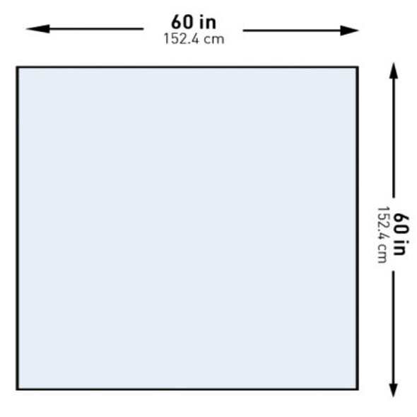 General Purpose Drape McKesson Medium Drape Sheet 60 W x 60 L Inch Sterile 16-I80-12402-S Case of 20 16-I80-12402-S McKesson 1130798_CS