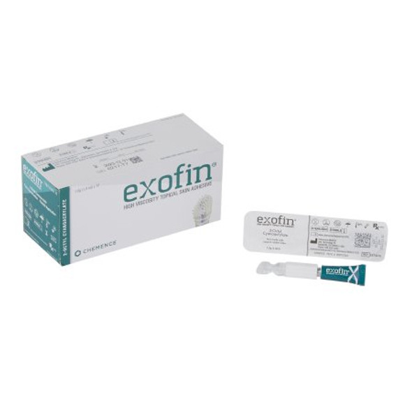 Skin Adhesive Exofin® 1 mL High Viscosity Precision Applicator Tip 2-Octyl Cyanoacrylate EX70410 Box/10
