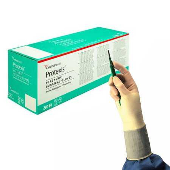 Surgical Glove Protexis™ PI Classic Size 6 Sterile Polyisoprene Standard Cuff Length Smooth Ivory Not Chemo Approved 2D72PL60X Box of 50 2D72PL60X Protexis™ PI Classic 814709_BX