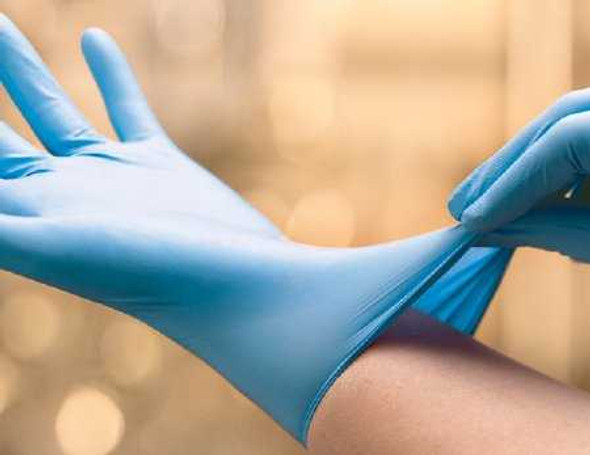 Surgical Glove ESTEEM™ Blue with Neu-Thera® Size 6 Sterile Polyisoprene Standard Cuff Length Smooth Blue Not Chemo Approved 2D73EB60 Case of 200 2D73EB60 ESTEEM™ Blue with Neu-Thera® 717843_CS