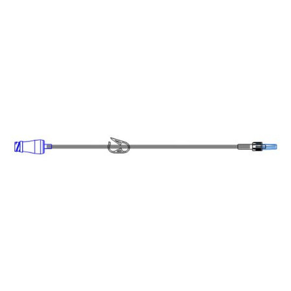 IV Extension Set McKesson Needle-Free Port Small Bore 14 Inch Tubing Without Filter Sterile MS938 Case of 50 MS938 McKesson 1140275_CS