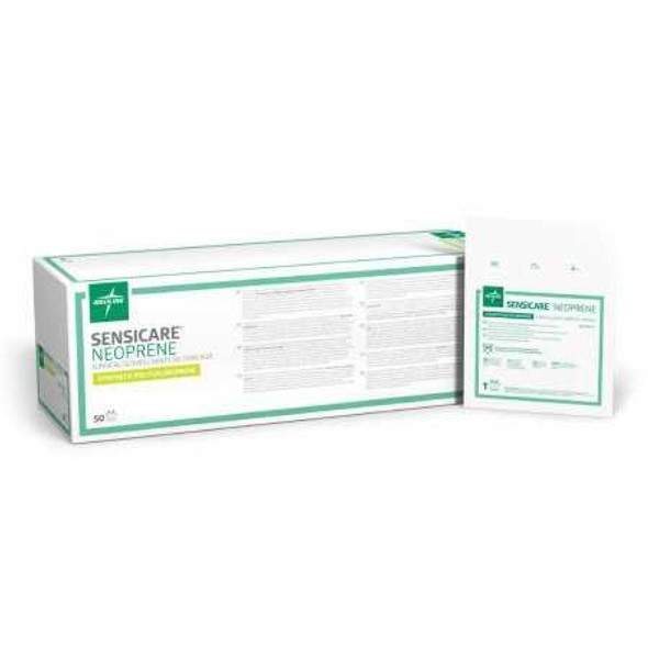 Surgical Glove SensiCare® Neoprene Size 7 Sterile Polychloroprene Standard Cuff Length Smooth Light Brown Chemo Tested MSG6370 Box of 50 MSG6370 SensiCare® Neoprene 1186705_BX