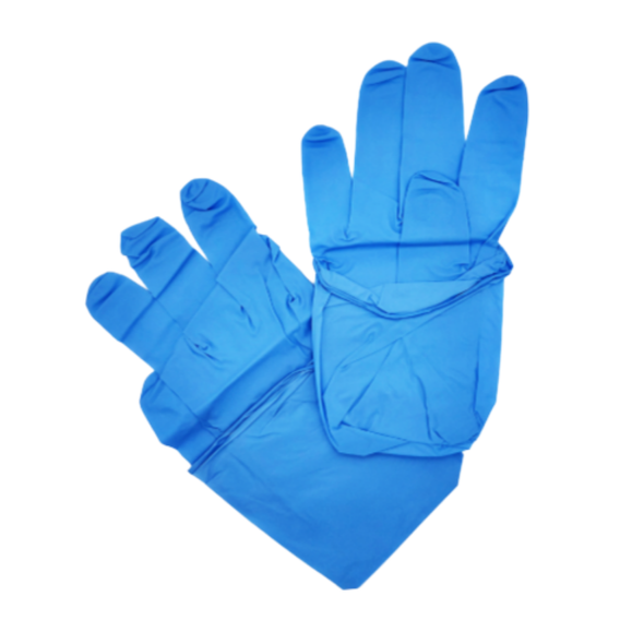 Exam Glove ESTEEM™ Small Sterile Pair Nitrile Standard Cuff Length Fully Textured Blue Chemo Tested 88SNP02S Box of 50