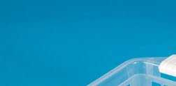 Storage Basket Flip and Stack Semi-Clear Plastic 3 x 6 x 9-1/2 Inch 18324C Pack of 1 18324C Flip and Stack 867052_EA