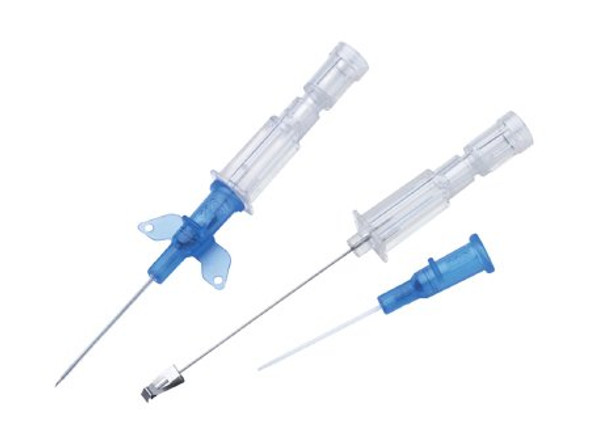 Peripheral IV Catheter Introcan Safety® 18 Gauge 1.25 Inch Sliding Safety Needle 4254562-02 Box/50