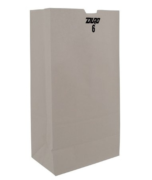 Grocery Bag Duro® White Virgin Paper #6 51046 Case/500