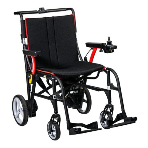 Power Wheelchair Feather Power Wheelchair 18 Inch Seat Width 250 lbs. Weight Capacity FCP18-BK-L Each/1