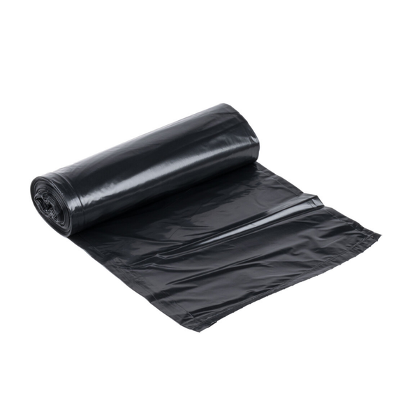 Trash Bag 56 gal. Black LLDPE 2 mil 43 x 47 Inch Coreless Roll VRPJ47K Case of 1