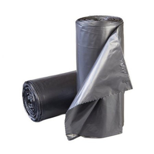 Trash Bag NovaPlus Gray LLDPE 0.95 mil 38 X 58 Inch Star Seal Bottom Coreless Roll VRX653XG Case/10