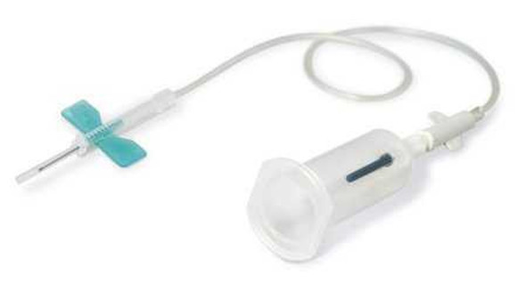 K-Shield® Advantage Blood Collection Set with Holder 25 Gauge 3/4 Inch Needle Length Safety Needle 12 Inch Tubing Sterile DBMH-25G Box of 50 DBMH-25G K-Shield® Advantage 873723_BX
