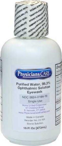 Eyewash Solution The Safety Zone ® Eye Cup, Buffered Solution 16 oz. Bottle K-FAK-24-101 Pack of 1 K-FAK-24-101 The Safety Zone ® 1142175_EA