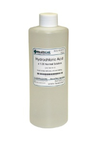 Chemistry Reagent Hydrochloric Acid ACS Grade 1.0 N 16 oz. 400652 Each/1